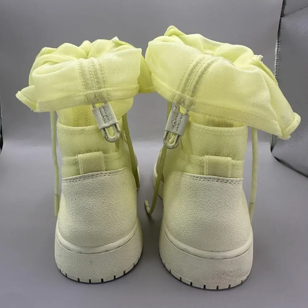 Nike Air Jordan 1 Explorer XX Shoes Womens Size 10.5 High Top Yellow AO1529-300